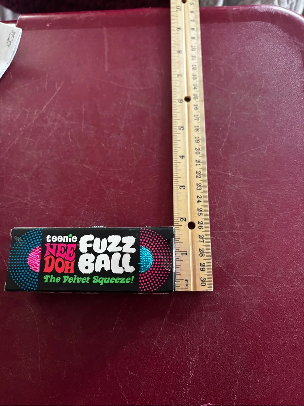 Teenie Nee Doh Fuzz Ball - Velvet Squeeze (Black Box)